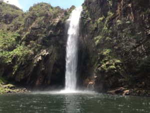 Cachoeira do Fundão na Serra da Canastra